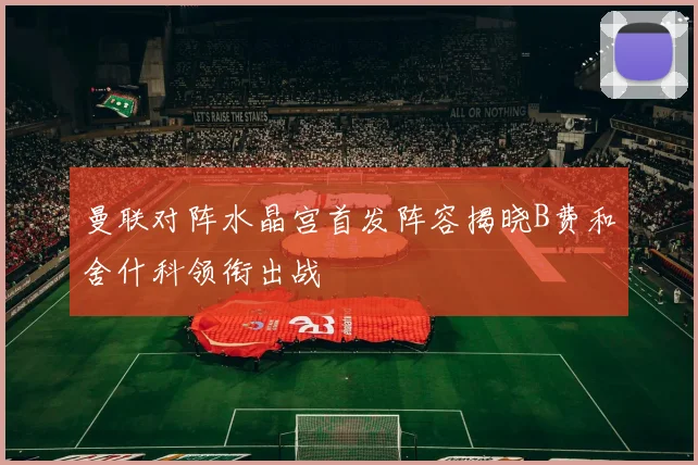 曼联对阵水晶宫首发阵容揭晓B费和舍什科领衔出战